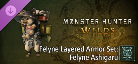 Monster Hunter Wilds - Felyne Layered Armor Set: Felyne Ashigaru